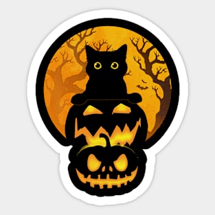 Spooky Cat Sticker